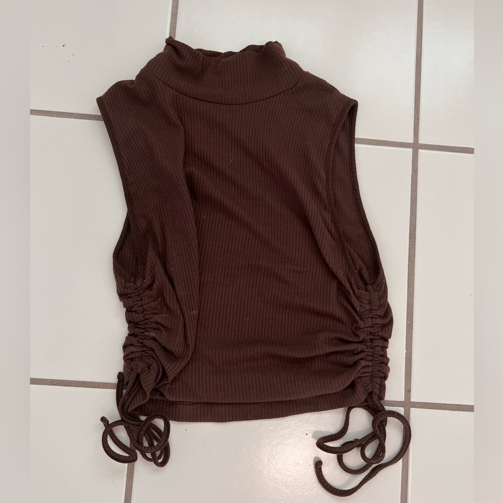 Zara brown top